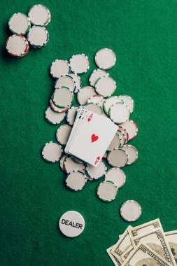 Close-up view of live blackjack dealer interface on sixty-one showing cards dealt and player betting controls